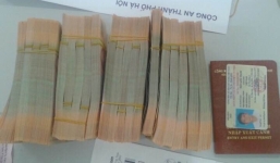 Hành khách mang nửa tỷ đồng tiền giả qua sân bay Nội Bài